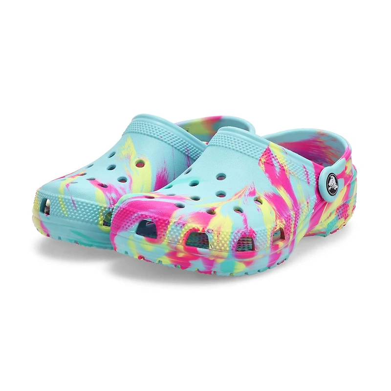 Kids' Classic Marbled EVA Comfort Clog - Aquamarin