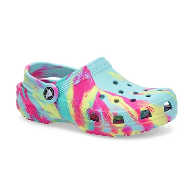 Kids' Classic Marbled EVA Comfort Clog - Aquamarin