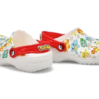 Kids' Classic Pokemon Comfort Clog - White/Multi