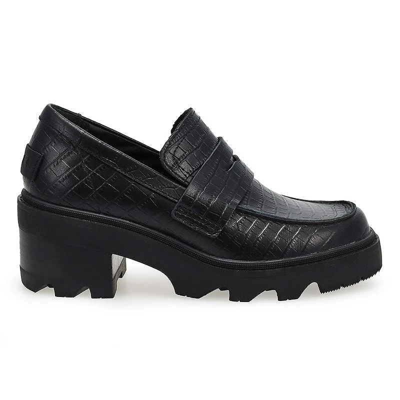 Women's  Joan Now City Leather Loafer - Black/Blac