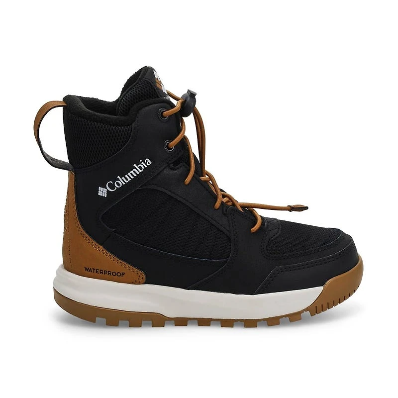 Boys' Portlander Waterproof Winter Boot - Black/E