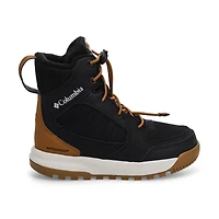 Boys'  Portlander Waterproof Winter Boot - Black/E