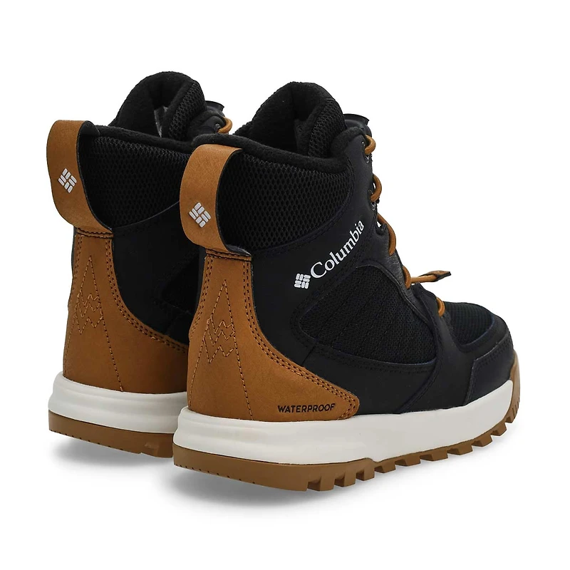 Boys'  Portlander Waterproof Winter Boot - Black/E