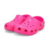 Kids'  Classic Neon Highlighter Clog - Pink Crush