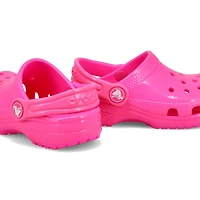 Infants'  Classic Neon Highlighter Clog - Pink Cru