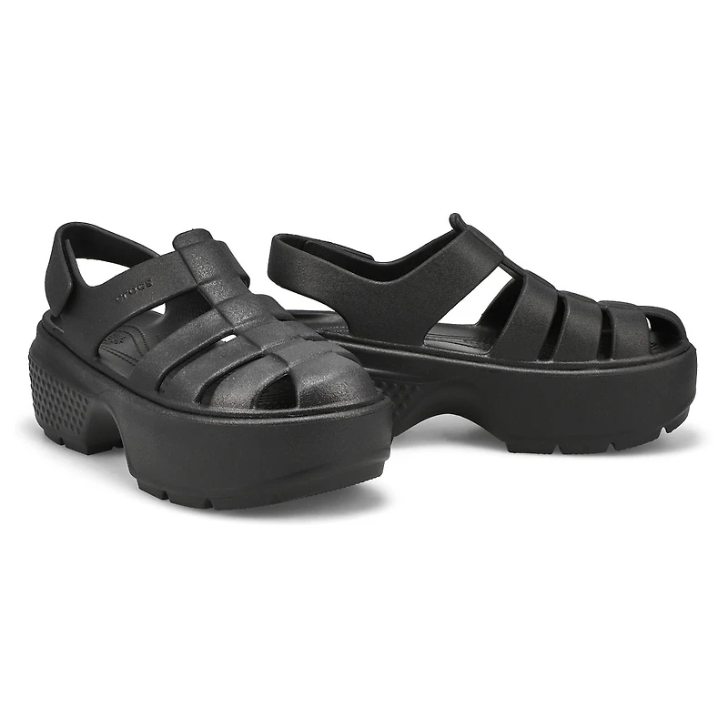 Women's Stomp Fisherman Platform Sandal - Black