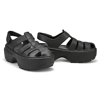 Women's Stomp Fisherman Platform Sandal - Black