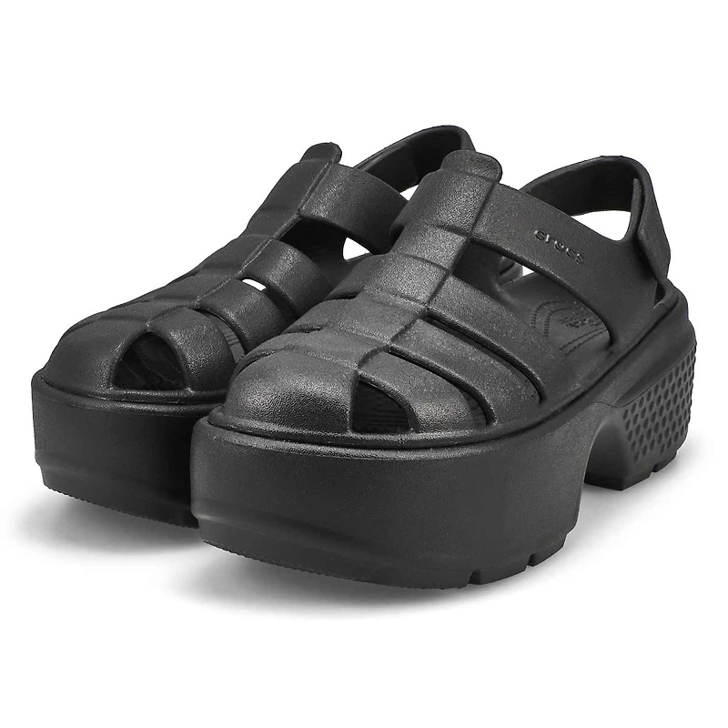 Women's Stomp Fisherman Platform Sandal - Black