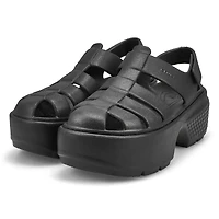 Women's Stomp Fisherman Platform Sandal - Black