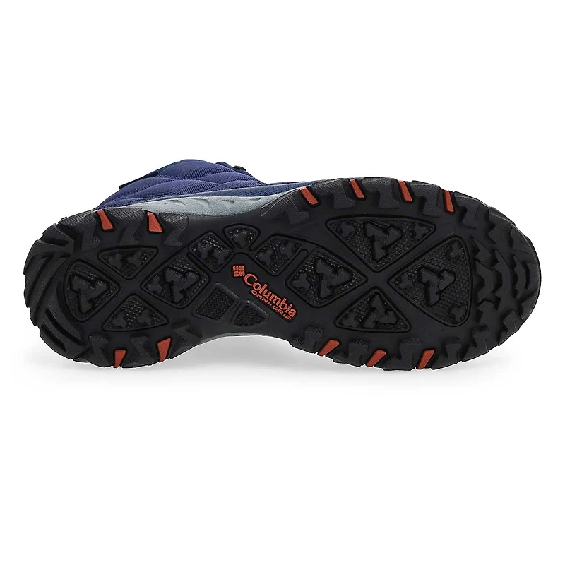 Bottine imperméable FIRECAMP, noir/prune violette,