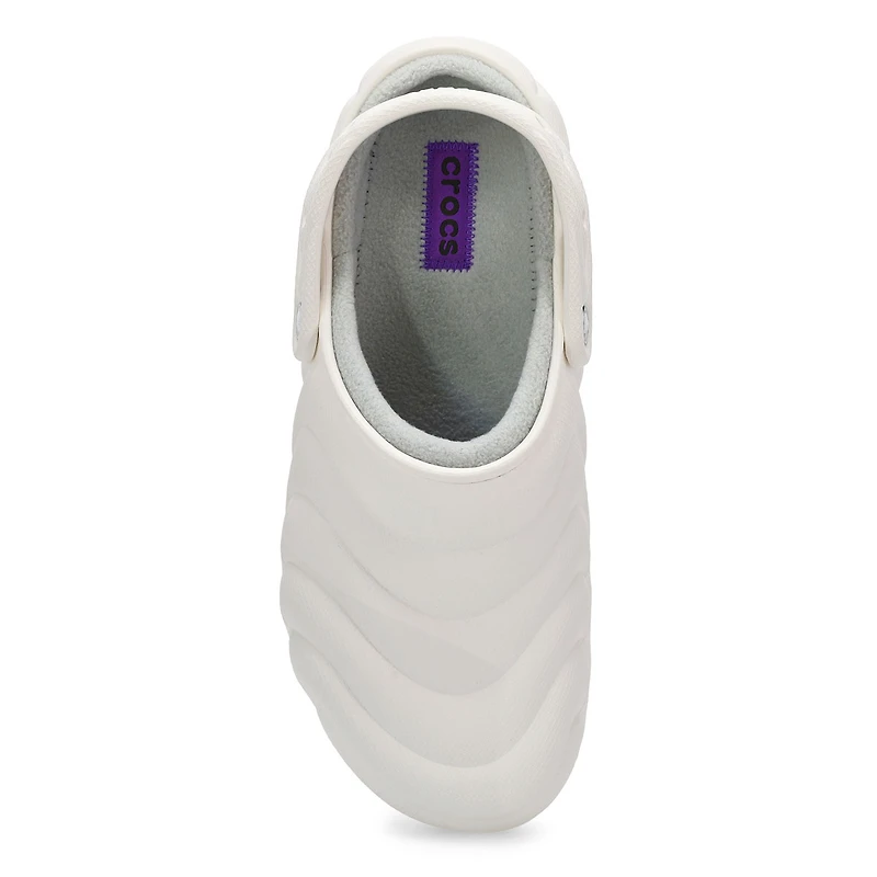 Men's Classic Lined Puffer EVA Comfort Clog - Whit