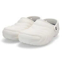 Men's Classic Lined Puffer EVA Comfort Clog - Whit