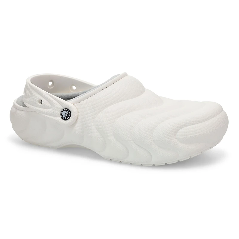 Men's Classic Lined Puffer EVA Comfort Clog - Whit