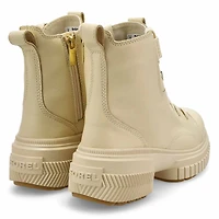 Botte imperméable à lacets ONA AVE LACE, noir/noir