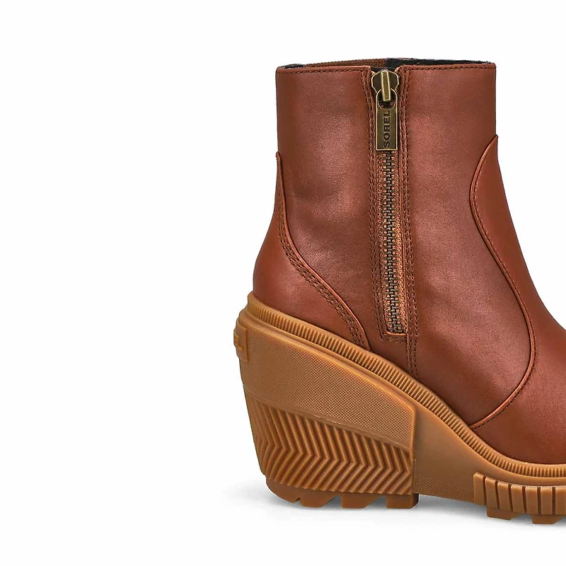 Women's ONA Ave Zip Waterproof Wedge Boot - Black/
