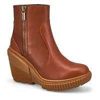 Botte compensée imperméable ONA AVE ZIP WEDGE, hav