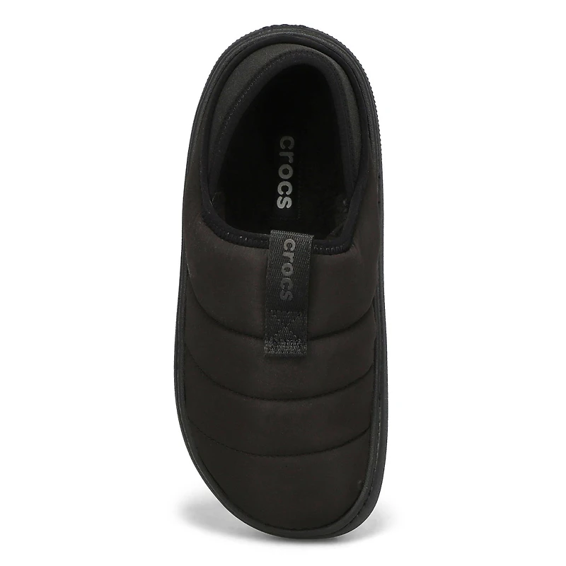 Women's  Classic Puff Moc Comfort Clog - Black/Bla