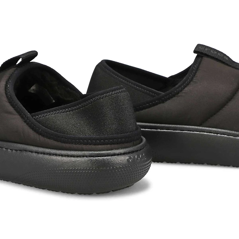 Women's  Classic Puff Moc Comfort Clog - Black/Bla