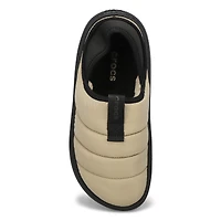 Women's  Classic Puff Moc Comfort Clog - Black/Bla