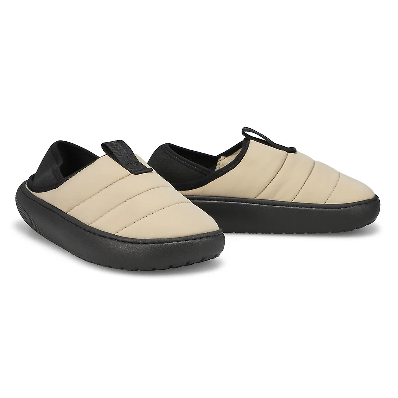 Women's  Classic Puff Moc Comfort Clog - Black/Bla