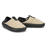 Women's  Classic Puff Moc Comfort Clog - Black/Bla