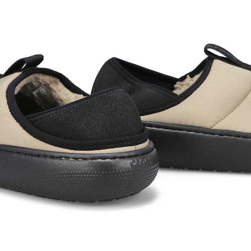 Women's  Classic Puff Moc Comfort Clog - Black/Bla