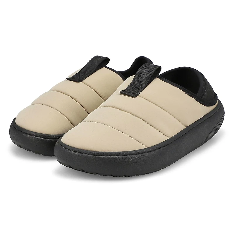 Women's  Classic Puff Moc Comfort Clog - Black/Bla