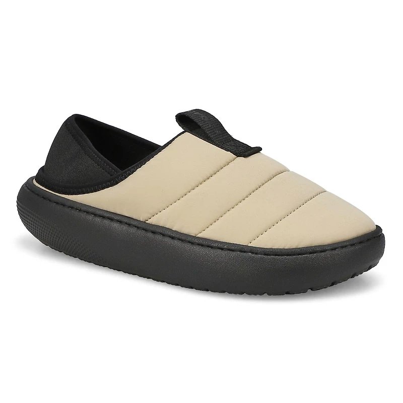 Women's  Classic Puff Moc Comfort Clog - Black/Bla