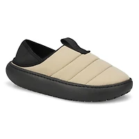 Women's  Classic Puff Moc Comfort Clog - Black/Bla