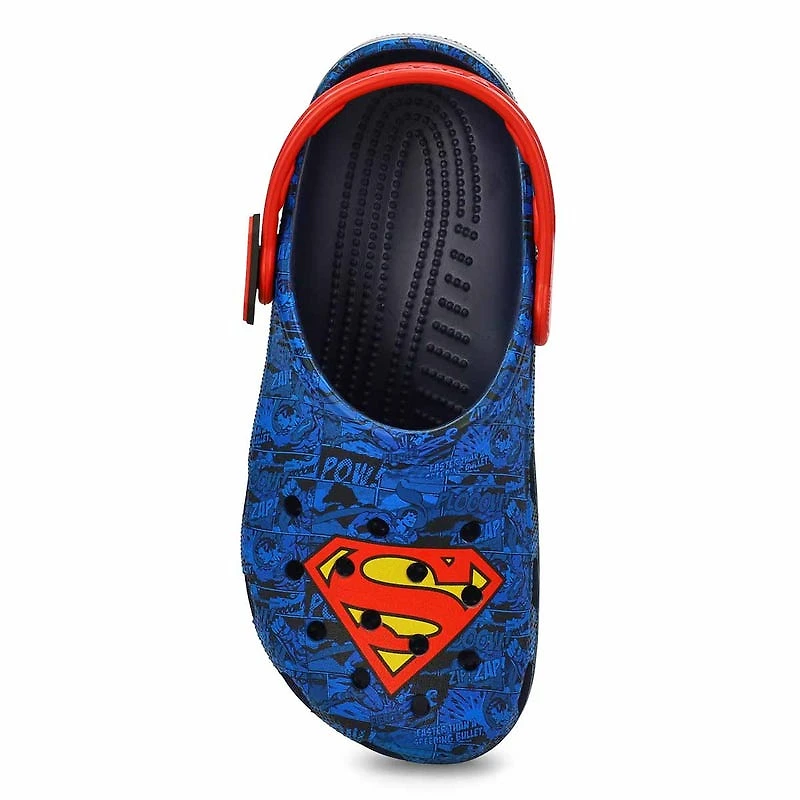 Women's Superman EVA Comfort Clog - Blue/Red/Yello