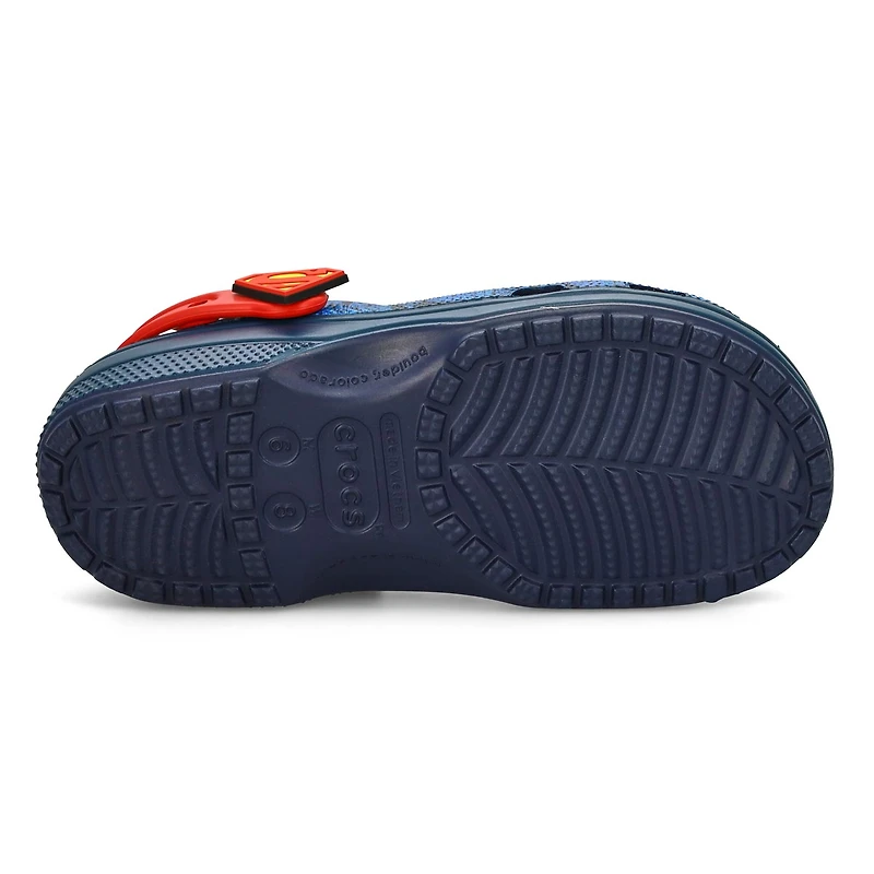 Women's Superman EVA Comfort Clog - Blue/Red/Yello