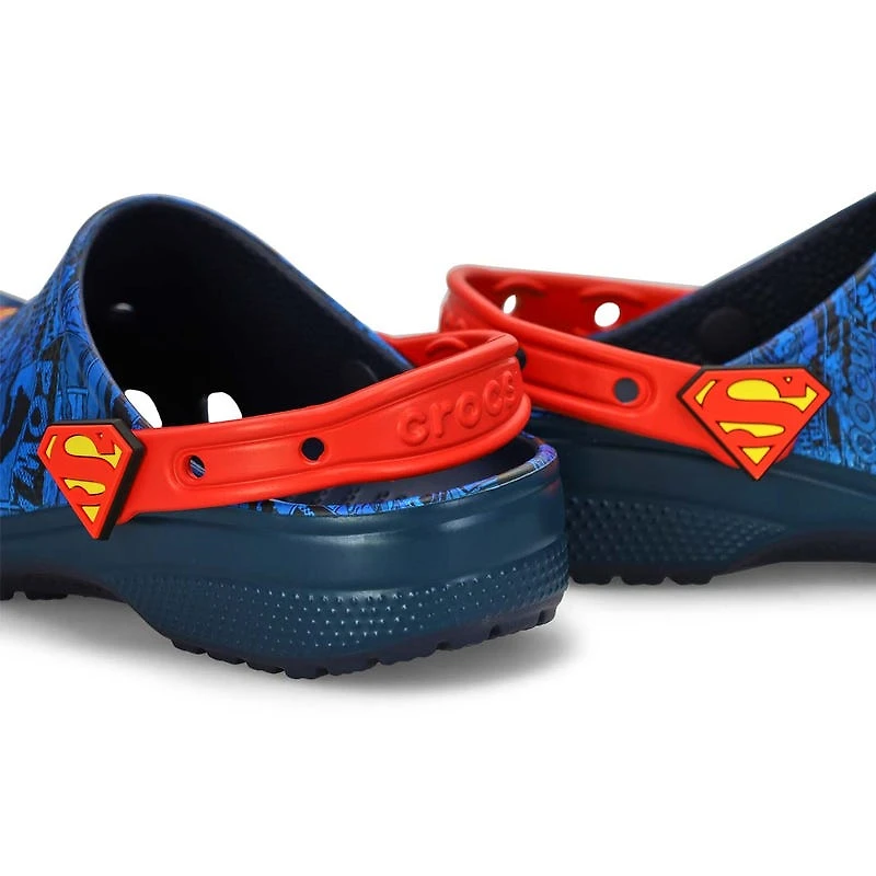 Women's Superman EVA Comfort Clog - Blue/Red/Yello