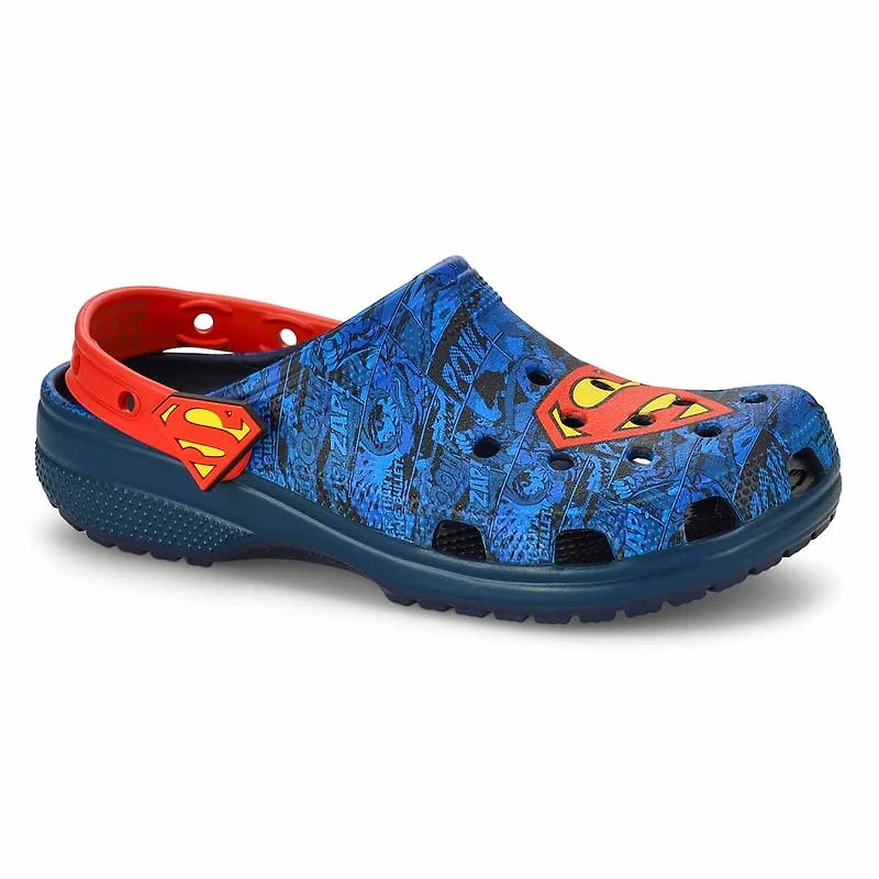 Women's Superman EVA Comfort Clog - Blue/Red/Yello