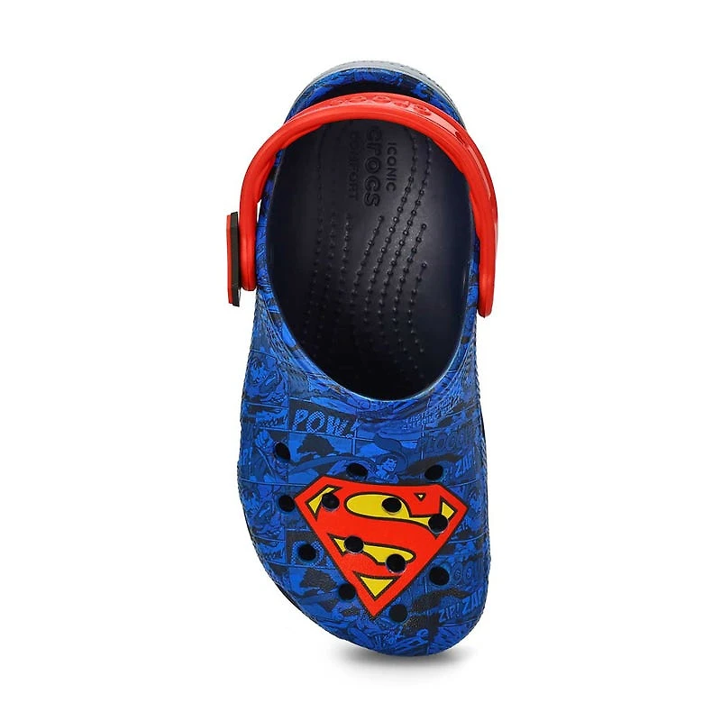 Kids' Superman EVA Comfort Clog - Blue/Red/Yellow