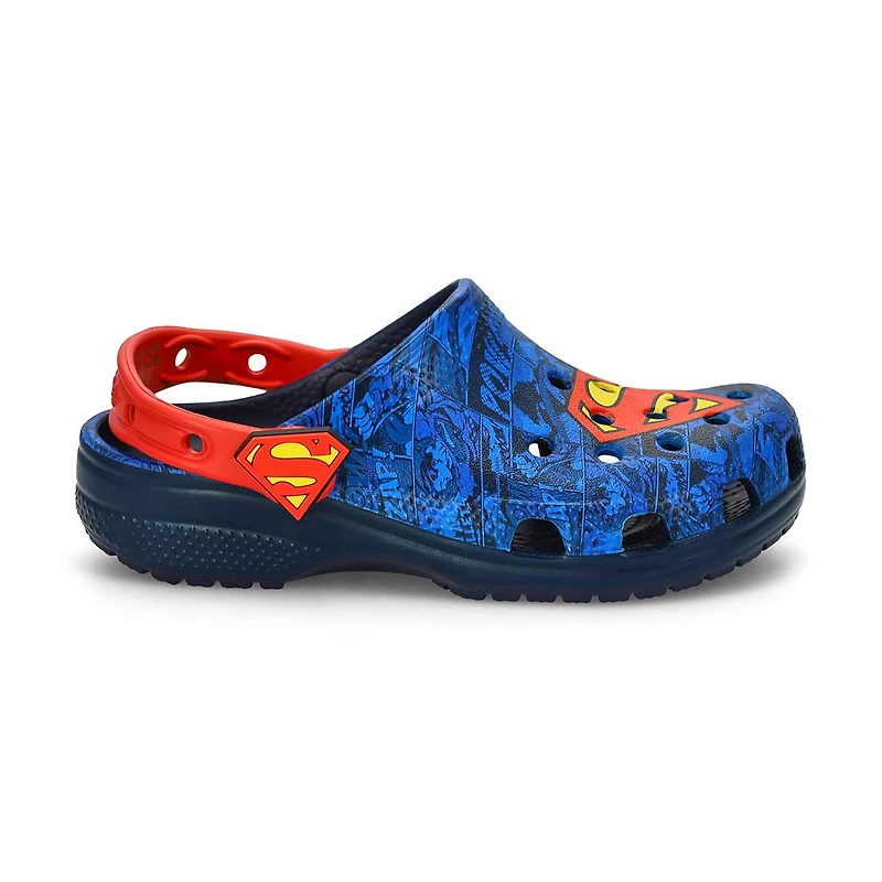 Kids' Superman EVA Comfort Clog - Blue/Red/Yellow