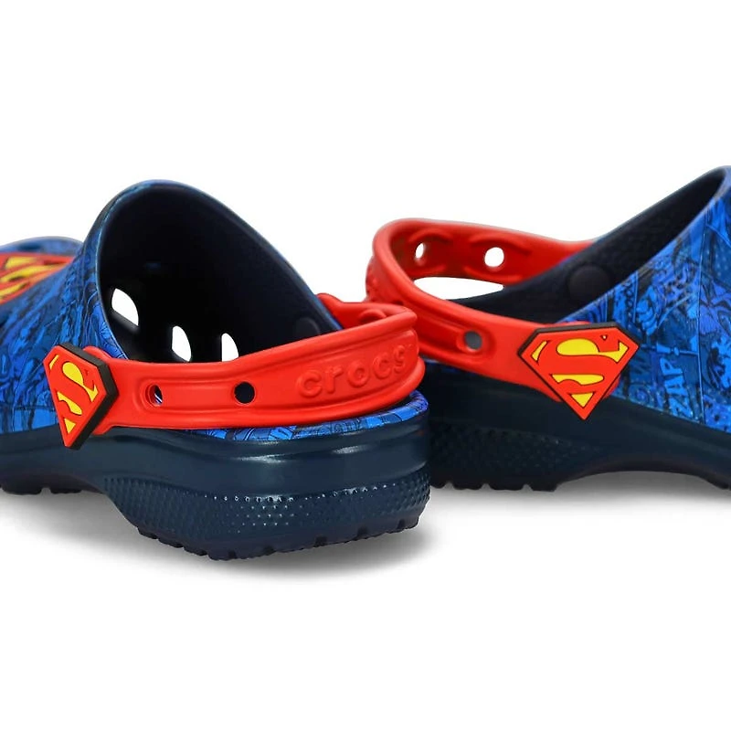 Kids' Superman EVA Comfort Clog - Blue/Red/Yellow