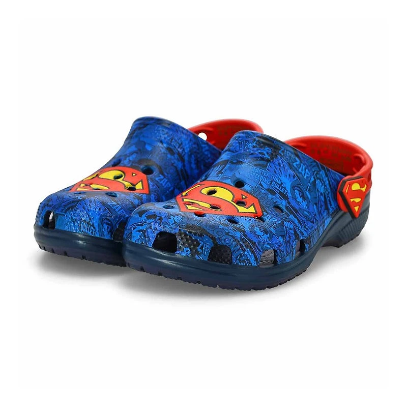 Kids' Superman EVA Comfort Clog - Blue/Red/Yellow