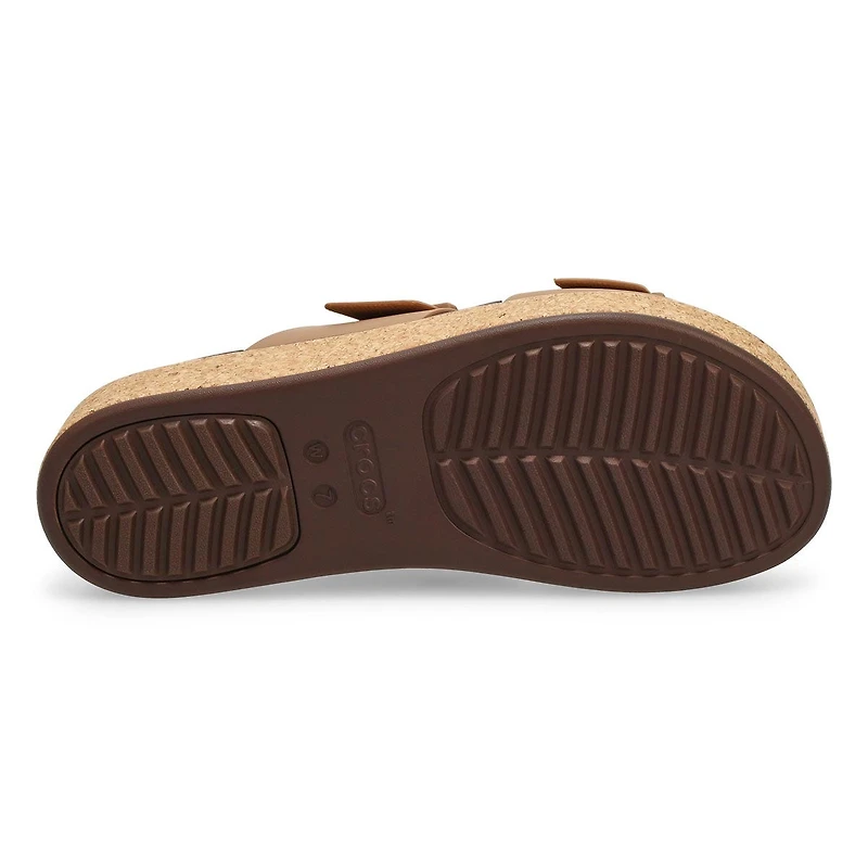 Sandale plateforme BROOKLYN CORK BUCKLE, noir, f