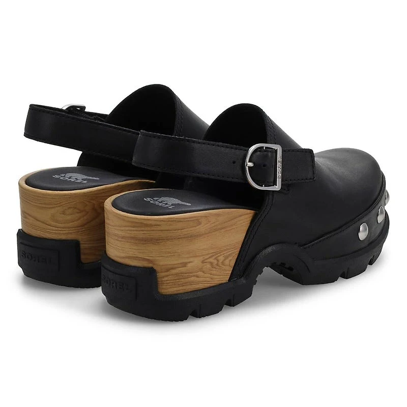 Sabot plateforme ROAM'N, noir/noir, femmes