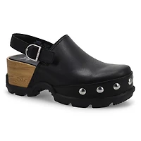 Women's  Roam'N Platform Clog - Black/Black