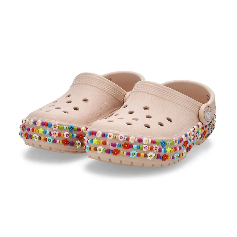 Kids Classic Beaded Band Comfort Clog - Quartz