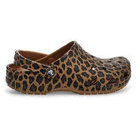 Sabot de confort en EVA CLASSIC ANIMAL, sépia/léop