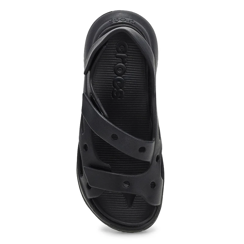Women's  Caged EVA Comfort Sandal - Black/Black Sa