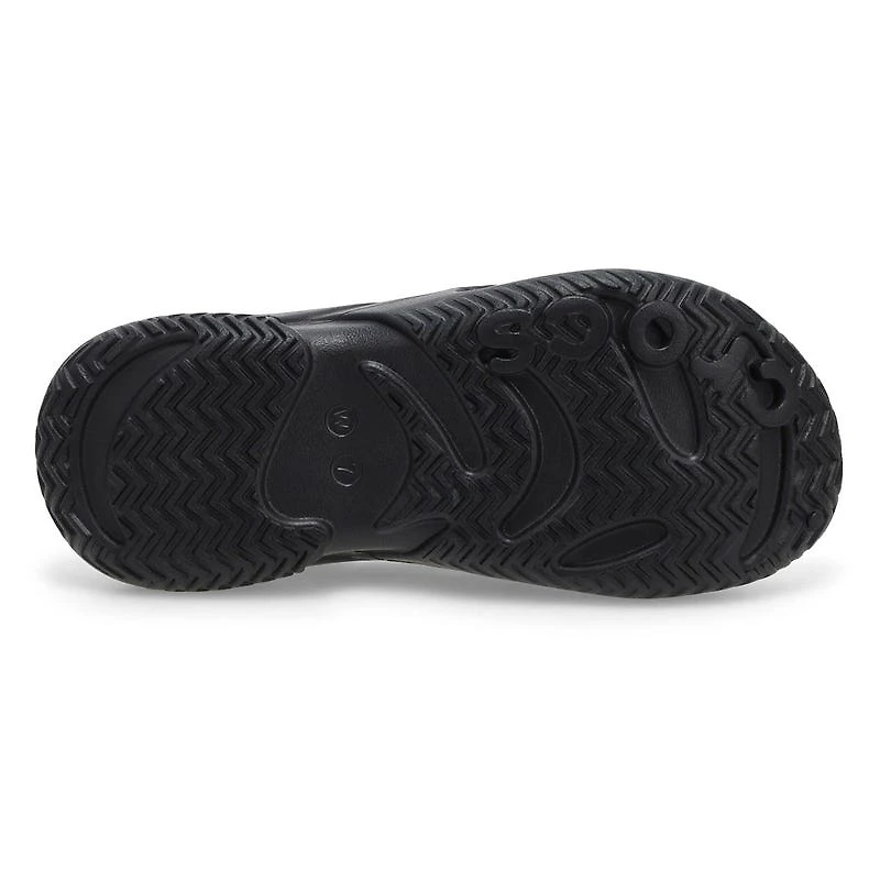 Women's  Caged EVA Comfort Sandal - Black/Black Sa