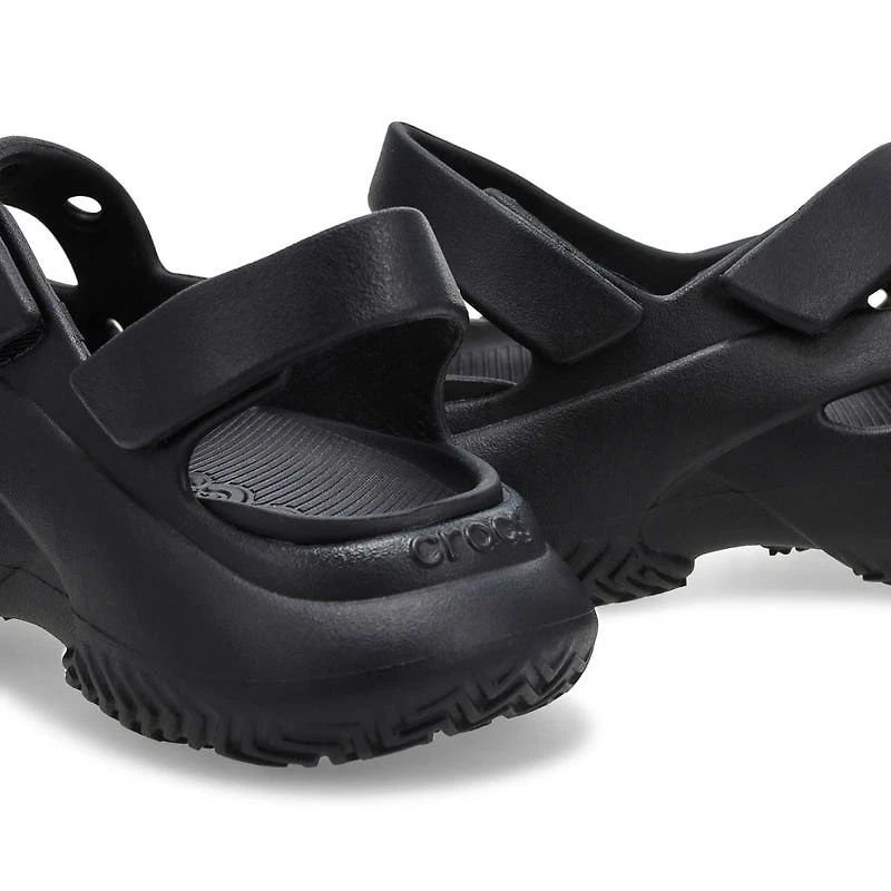 Women's Caged EVA Comfort Sandal - Black/Black Sa