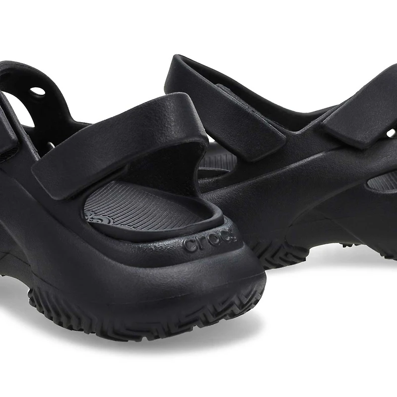 Women's  Caged EVA Comfort Sandal - Black/Black Sa