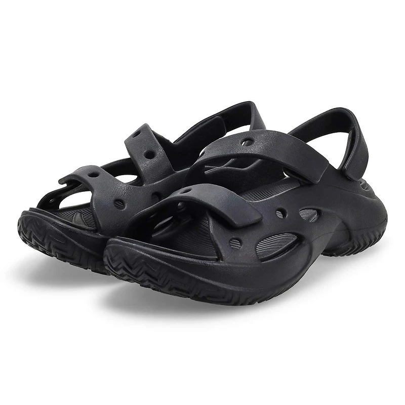 Women's  Caged EVA Comfort Sandal - Black/Black Sa