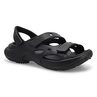 Women's  Caged EVA Comfort Sandal - Black/Black Sa