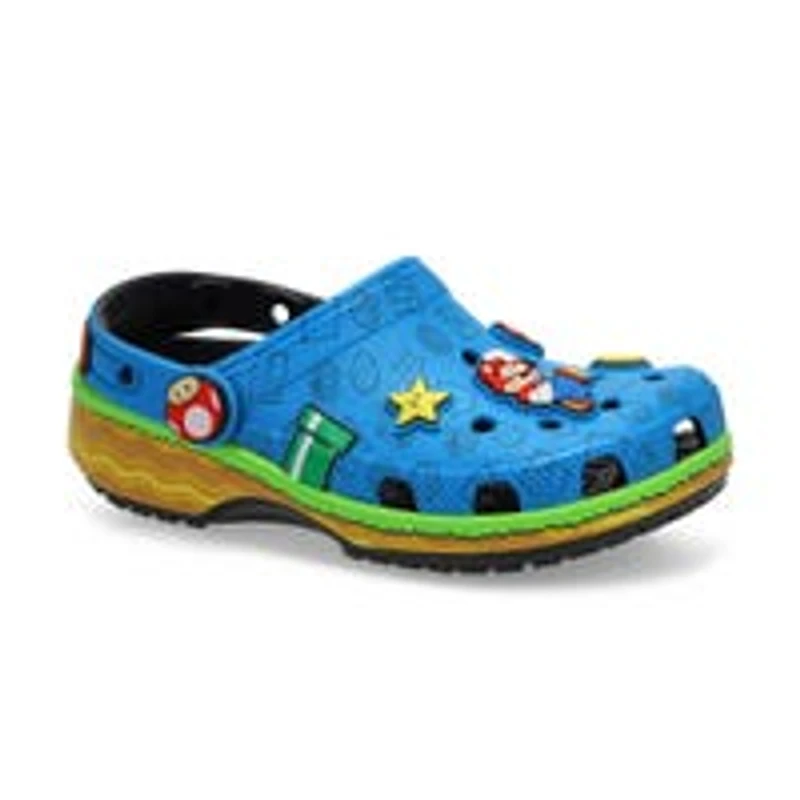 Sabot pour enfants Super Mario Core en EVA Bleu