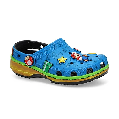 Sabot pour enfants Super Mario Core en EVA Bleu